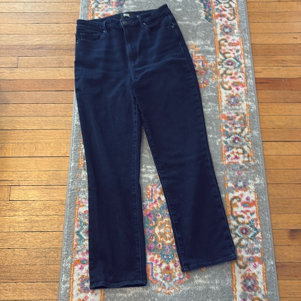 Paige dark wash high rise “Cindy” jeans